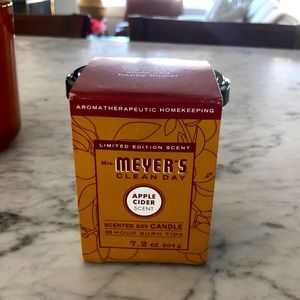 Mrs Meyers apple cider soy candle